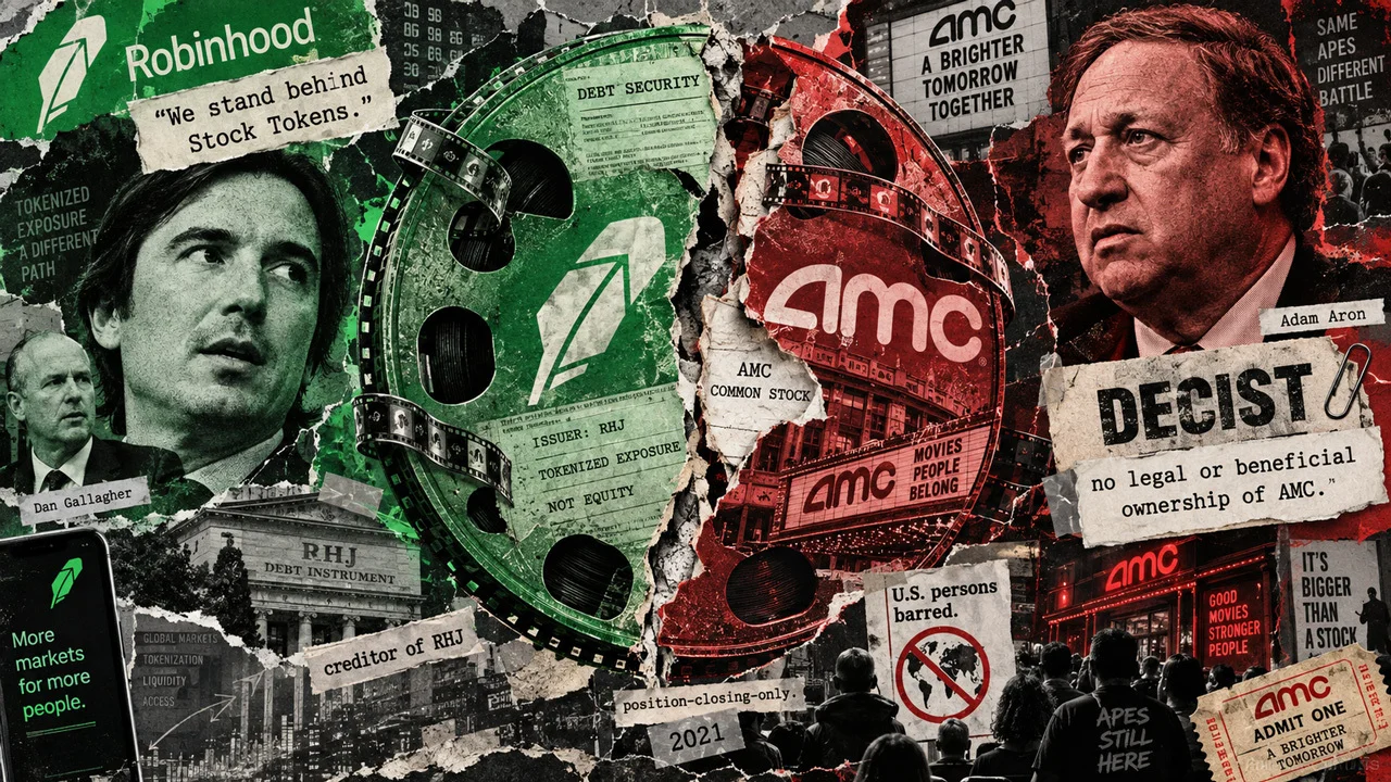 Robinhood rejeita pedido do CEO da AMC para suspender token