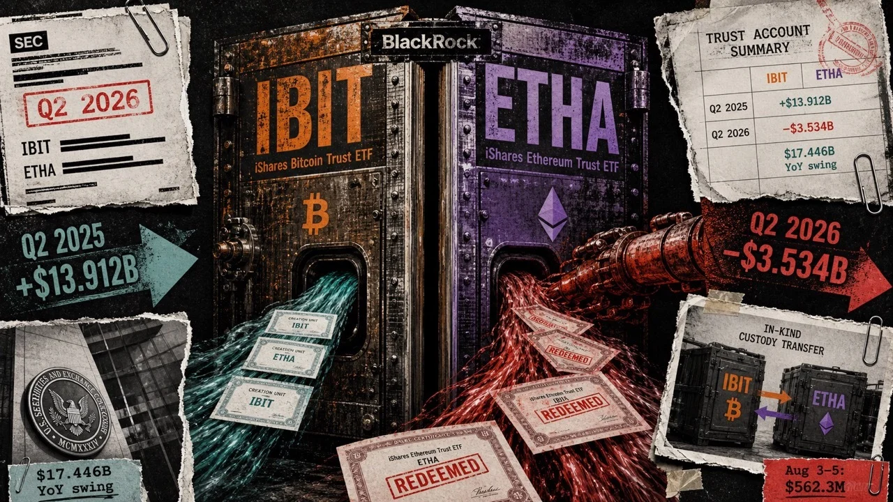 BlackRock Kripto ETF'leri 3.5 Milyar Dolar Kaybetti, Yaratım Patlaması Tersine Dönüyor