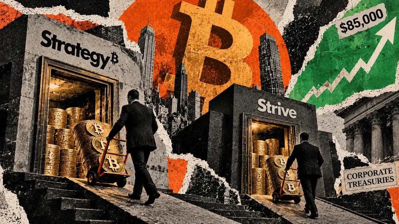 BTC Tops $85K: Strategy, Strive Add $183M in Bitcoin