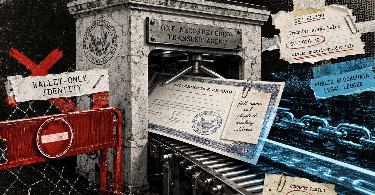 SEC rewrites 50-year rules: stock ledgers go onchain