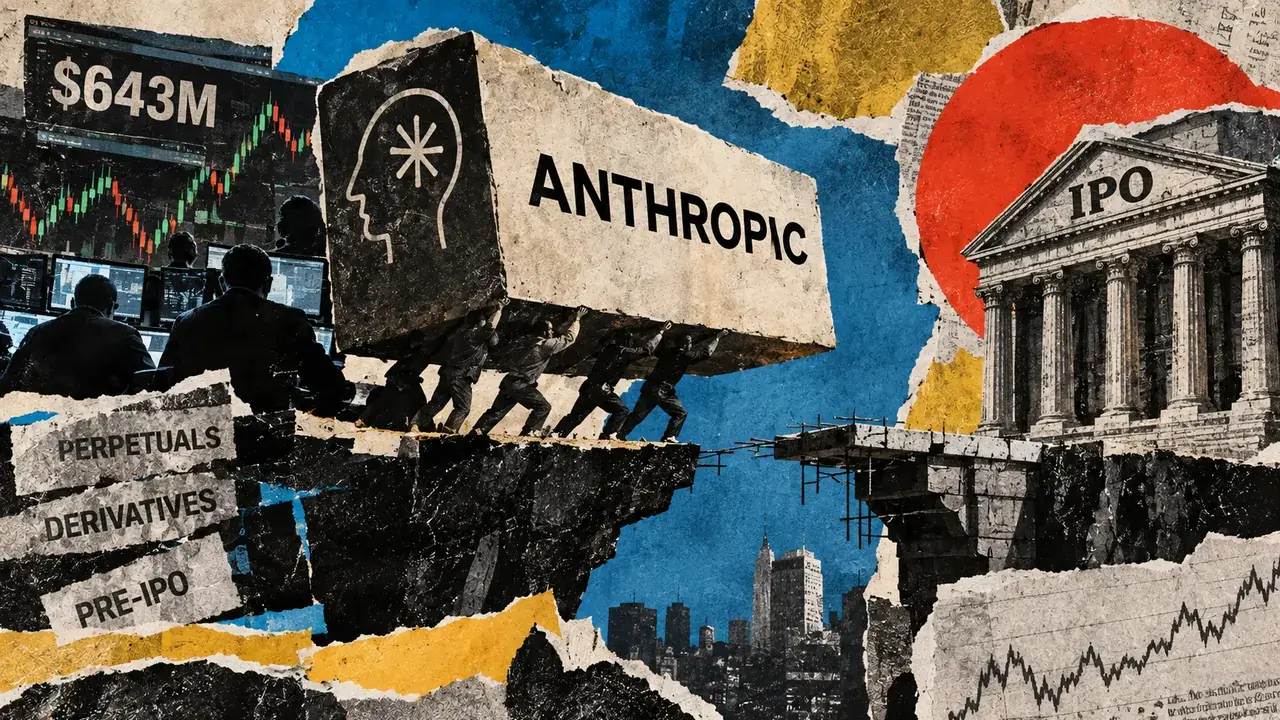 Anthropic Pre-IPO Perpetuals Hit $643M in Trading Volume