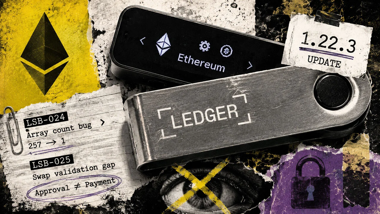 Ledger Ethereum App 1.22.3 Patches Two Critical Signing Bugs