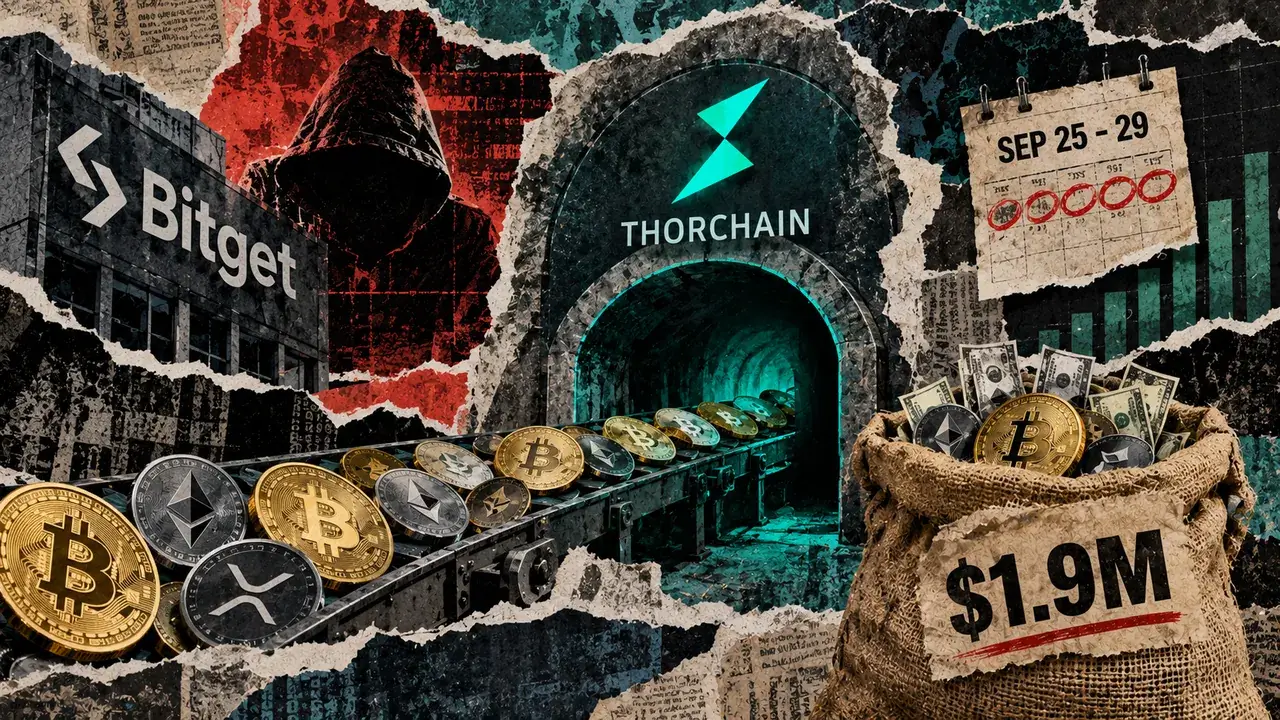 THORChain, Bitget bağlantılı takaslardan 1,9 milyon dolar kazandı