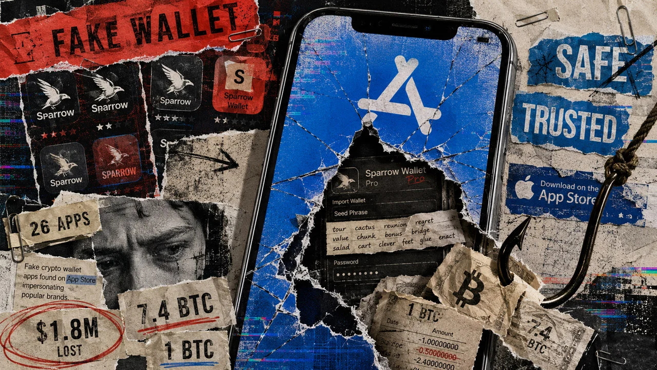 Apple Sued Over Fake Sparrow Wallet That Drained $1.8M in BTC