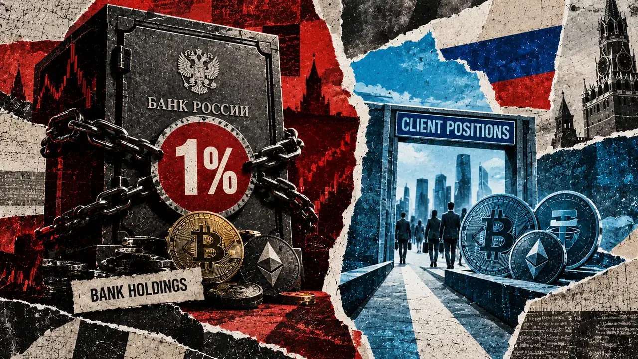 Russie : les banques plafonnées à 1 % d'exposition crypto (N31/N32)