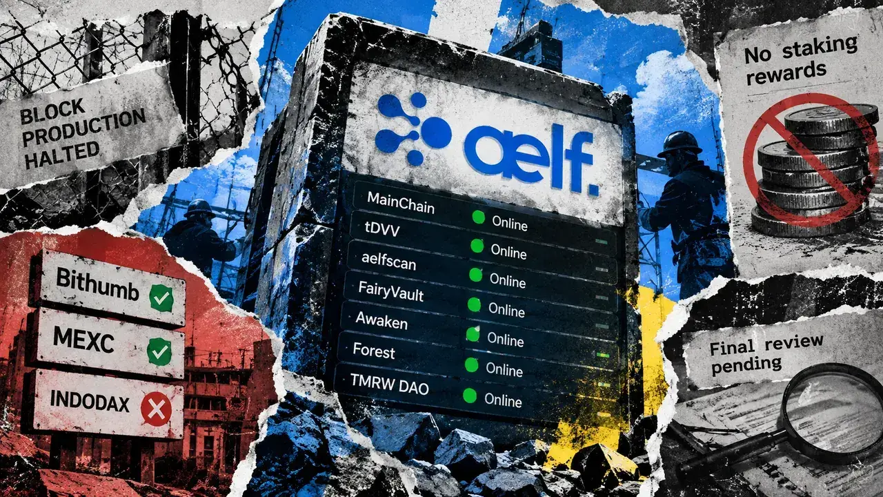 aelf 7-Day Outage Wipes Out Full Week of Staking Rewards