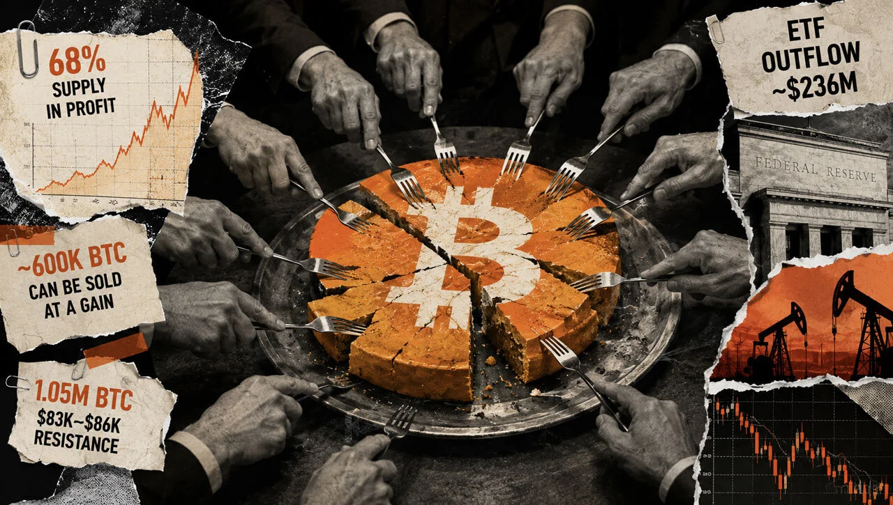 BTC enfrenta vendas de $47 mil milhões rumo aos $80K
