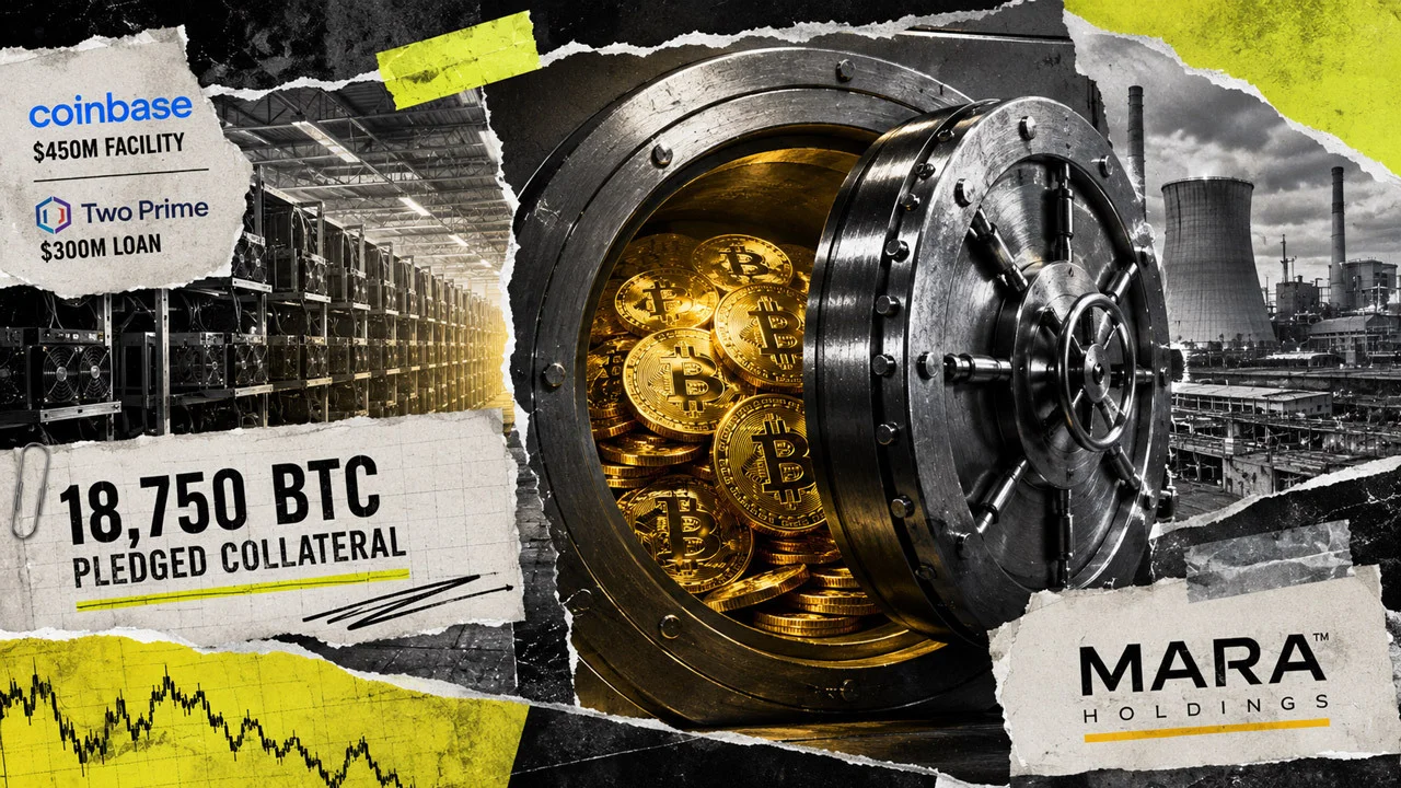MARA Sells Nearly All Mined BTC, Pledges 18,750 BTC for AI