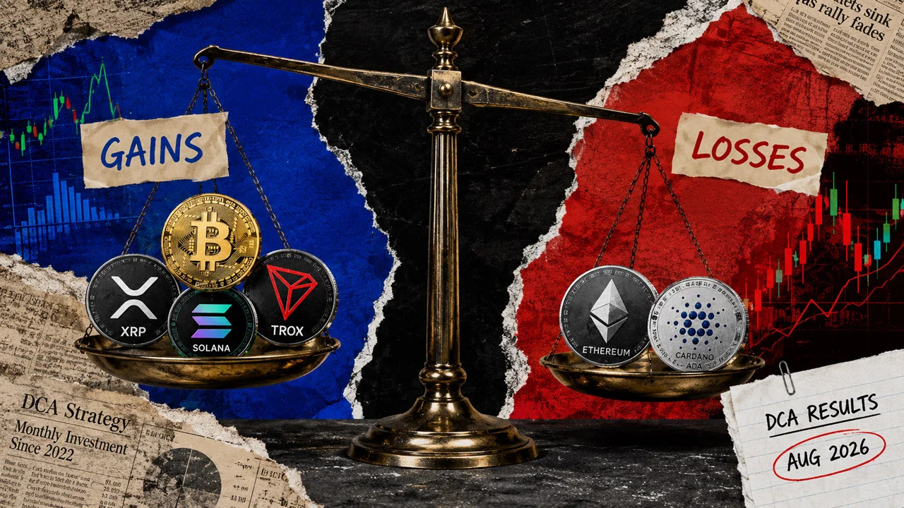 BTC, XRP, SOL ve TRX DCA Stratejileri ETH ve ADA'yı Geride Bıraktı