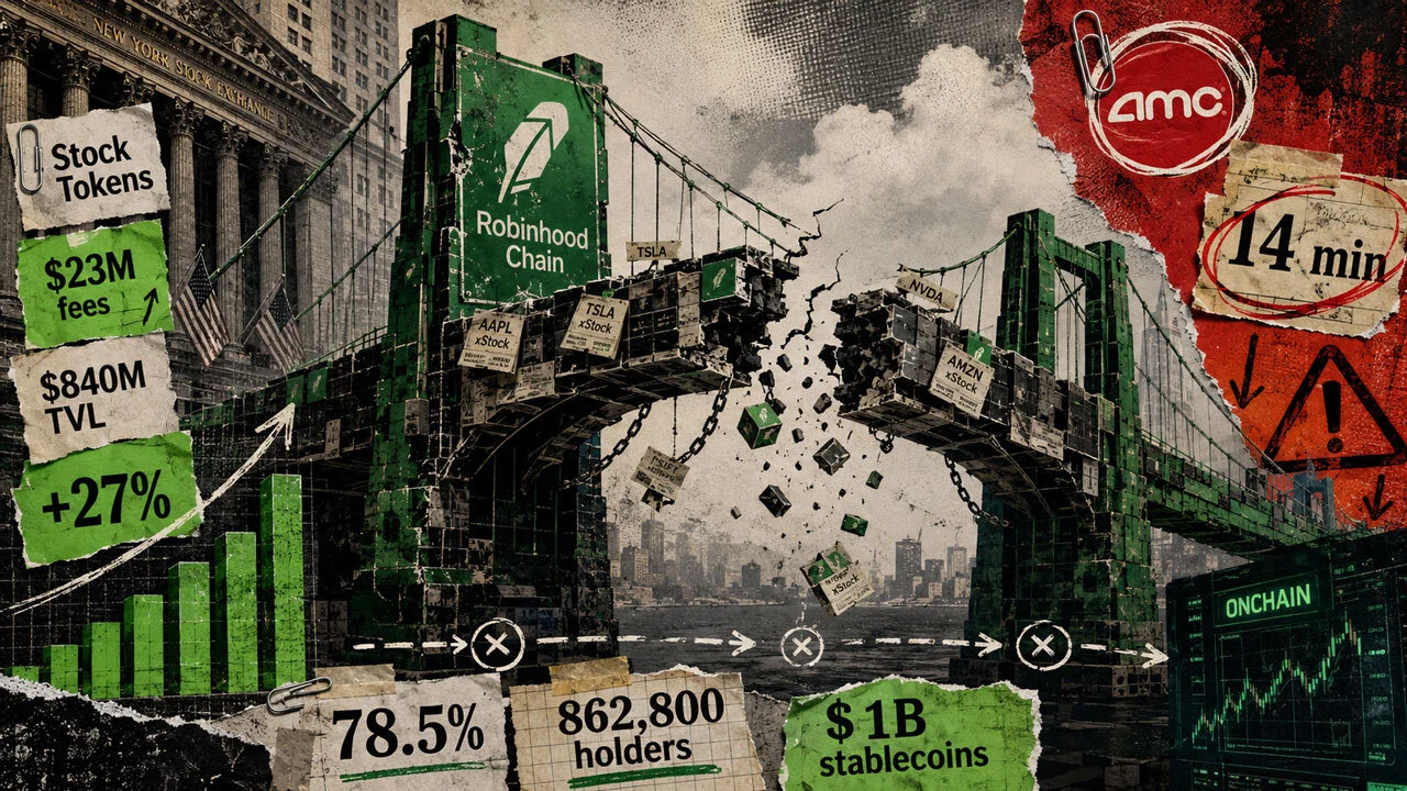 Robinhood Chain 14 dakika blok üretmedi, AMC sert çıktı