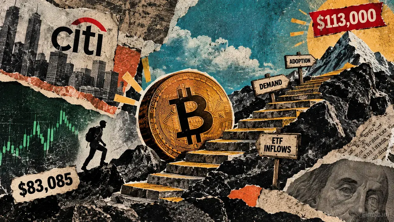 Bitcoin Target Rises to $113,000 as Citi Cites ETF Inflows