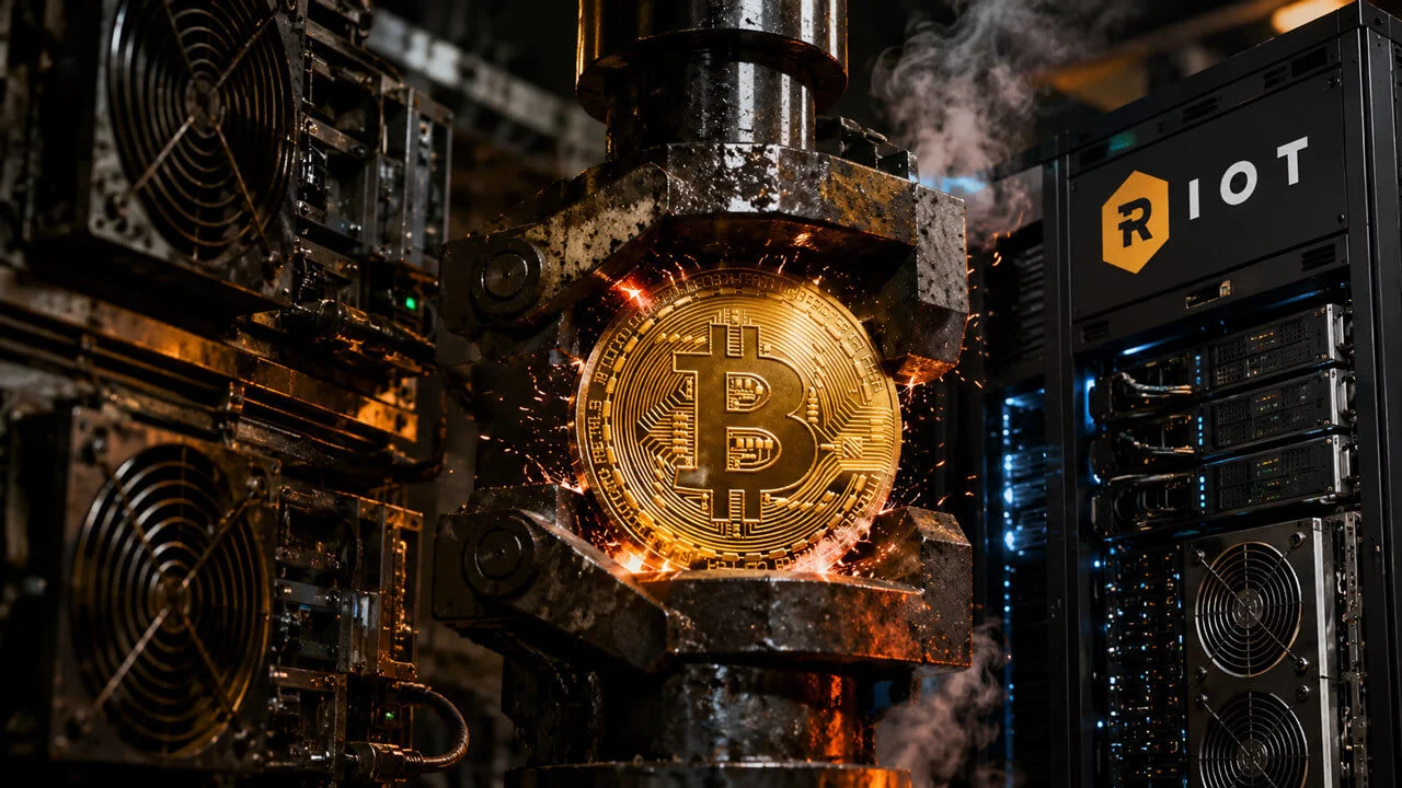 Riot shifts 500 BTC as miners fund AI compute pivot