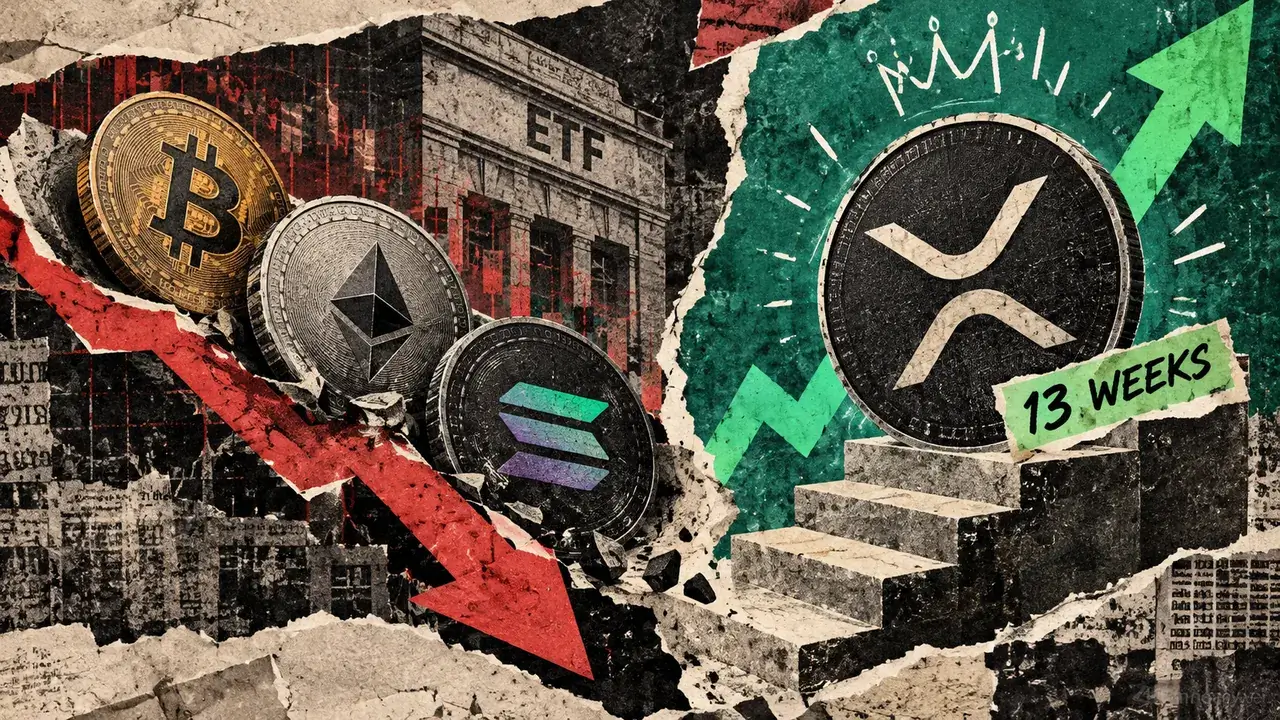 XRP ETF'leri 13 haftalık net giriş serisini uzattı