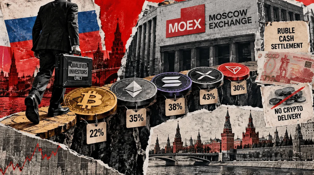 Moskova Borsası 22 Eylül'de 5 Kripto Futures Başlatıyor