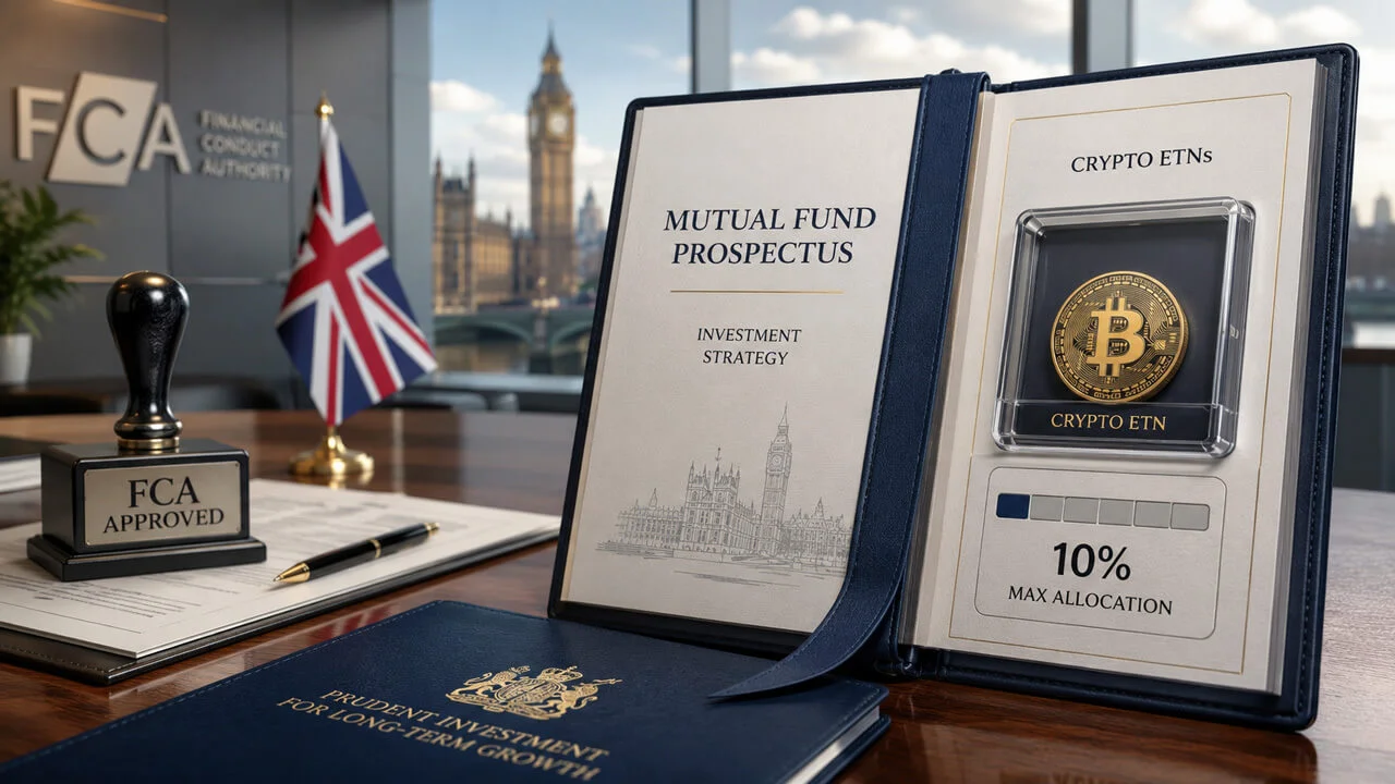 FCA öffnet britischen Investmentfonds für Krypto-ETNs mit 10%-Obergrenze!