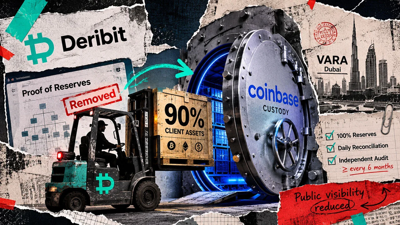 Deribit Ends Daily Proof-of-Reserves Checks on Sept. 1