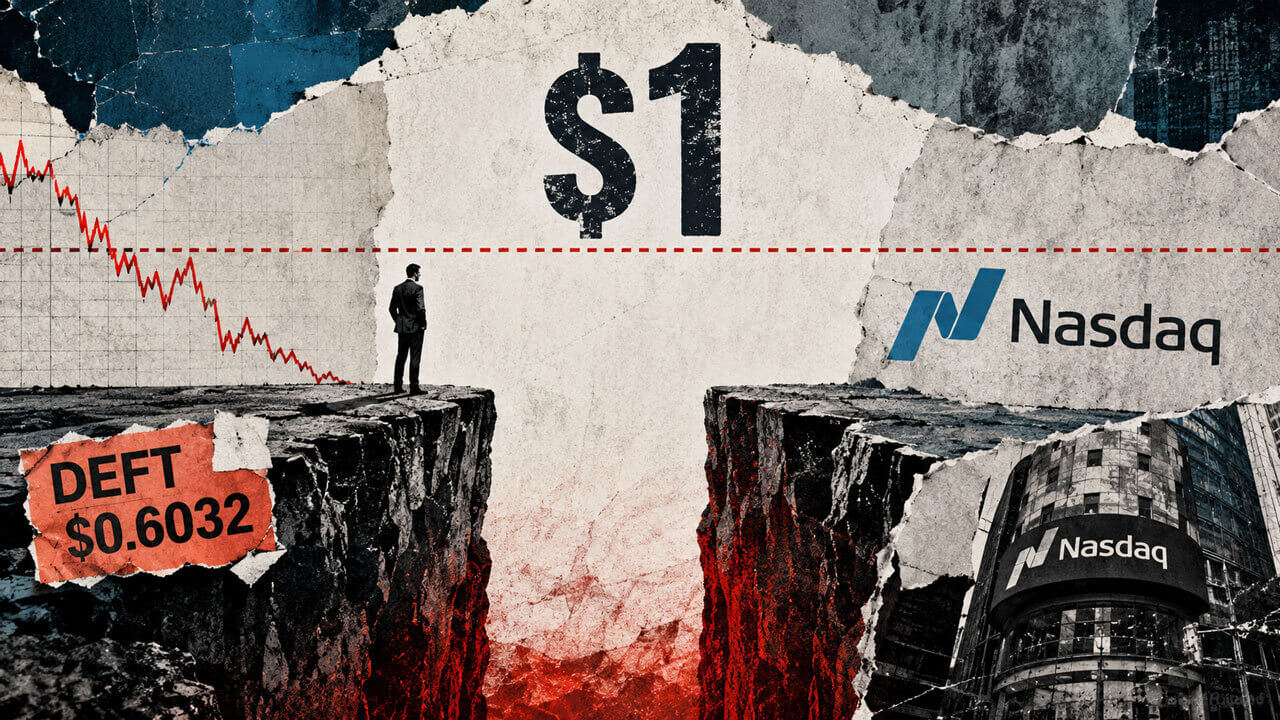 DEFT verpasst Nasdaq-1-Dollar-Frist und wechselt in Listing-Review