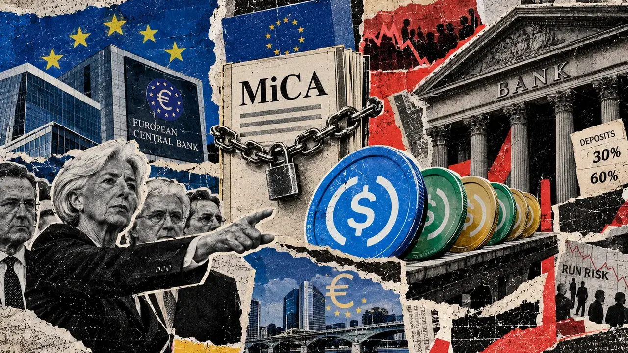 EU central banks push to scrap MiCA stablecoin deposit…