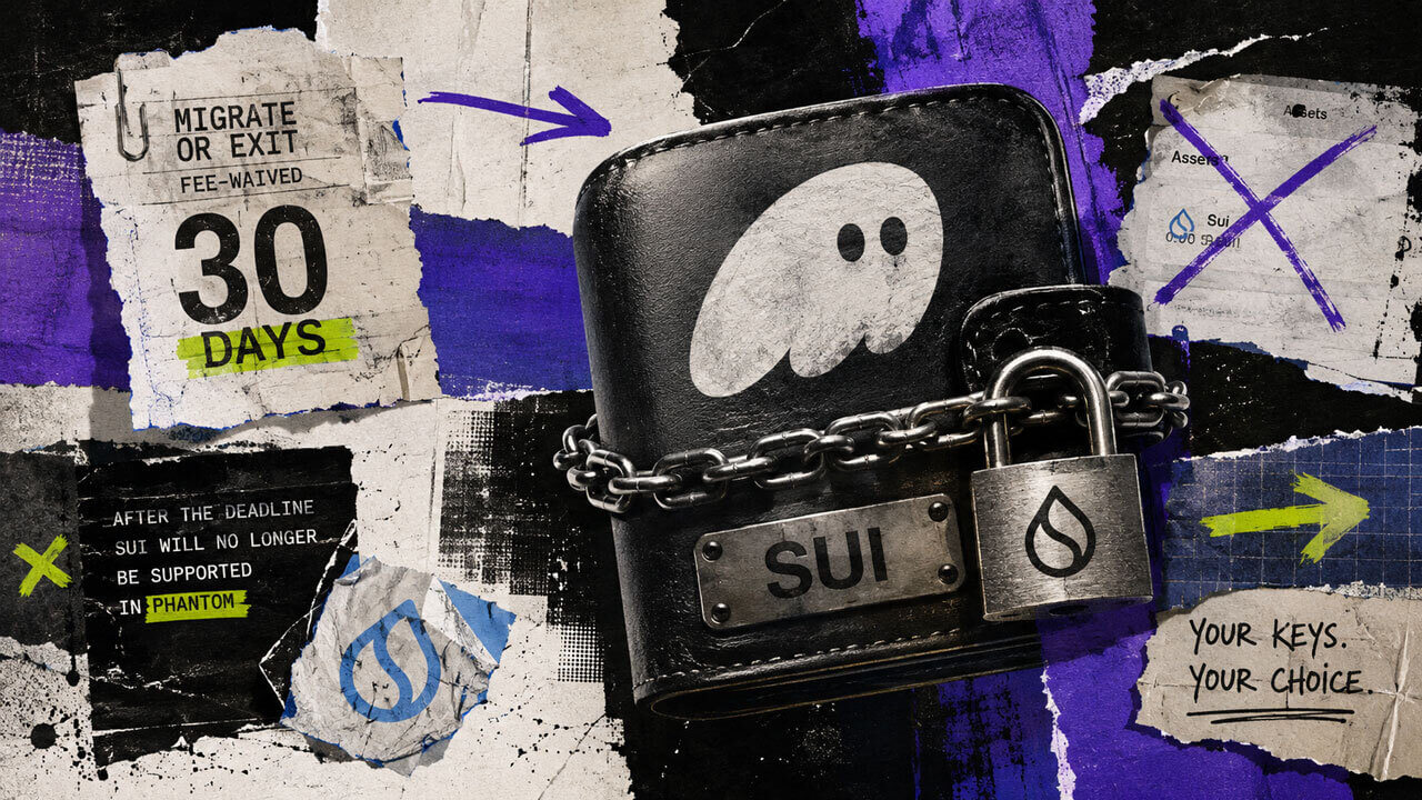 Phantom beendet Sui-Unterstützung am 24. September, Vermögenswerte bleiben auf dem Ledger