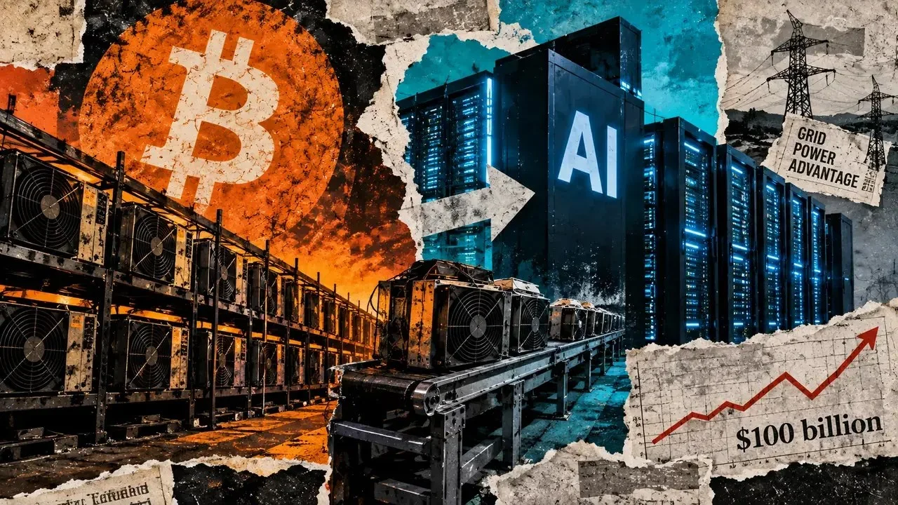 Bitcoin Miners Sign $100B in AI Deals—Only $1.1B Bills