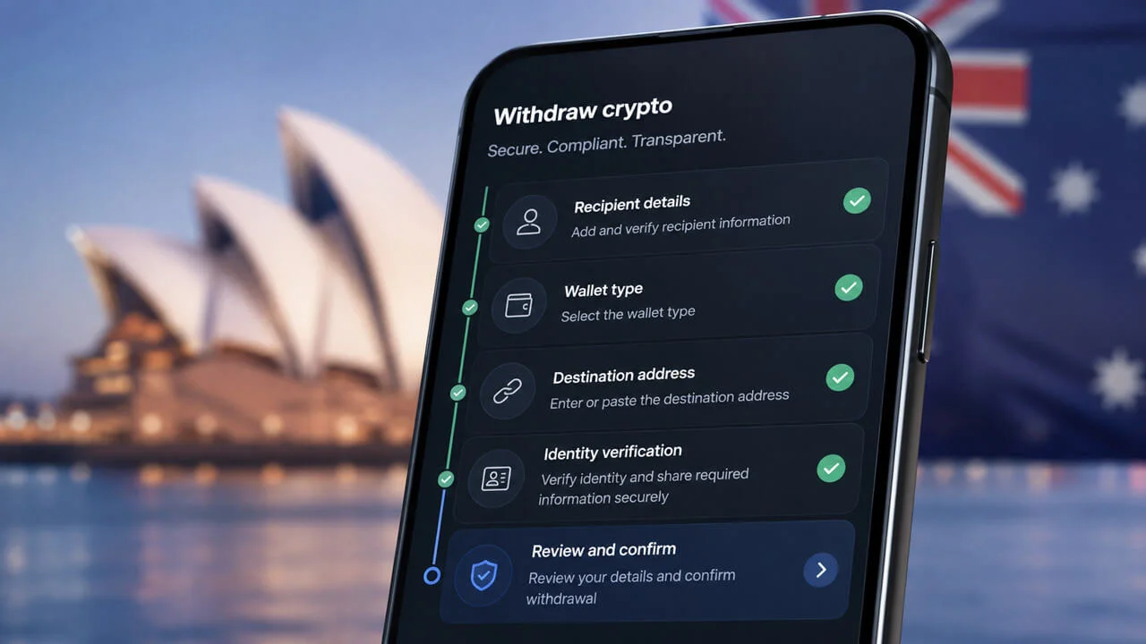 Australia tightens crypto transfer rules with new withdrawal checks