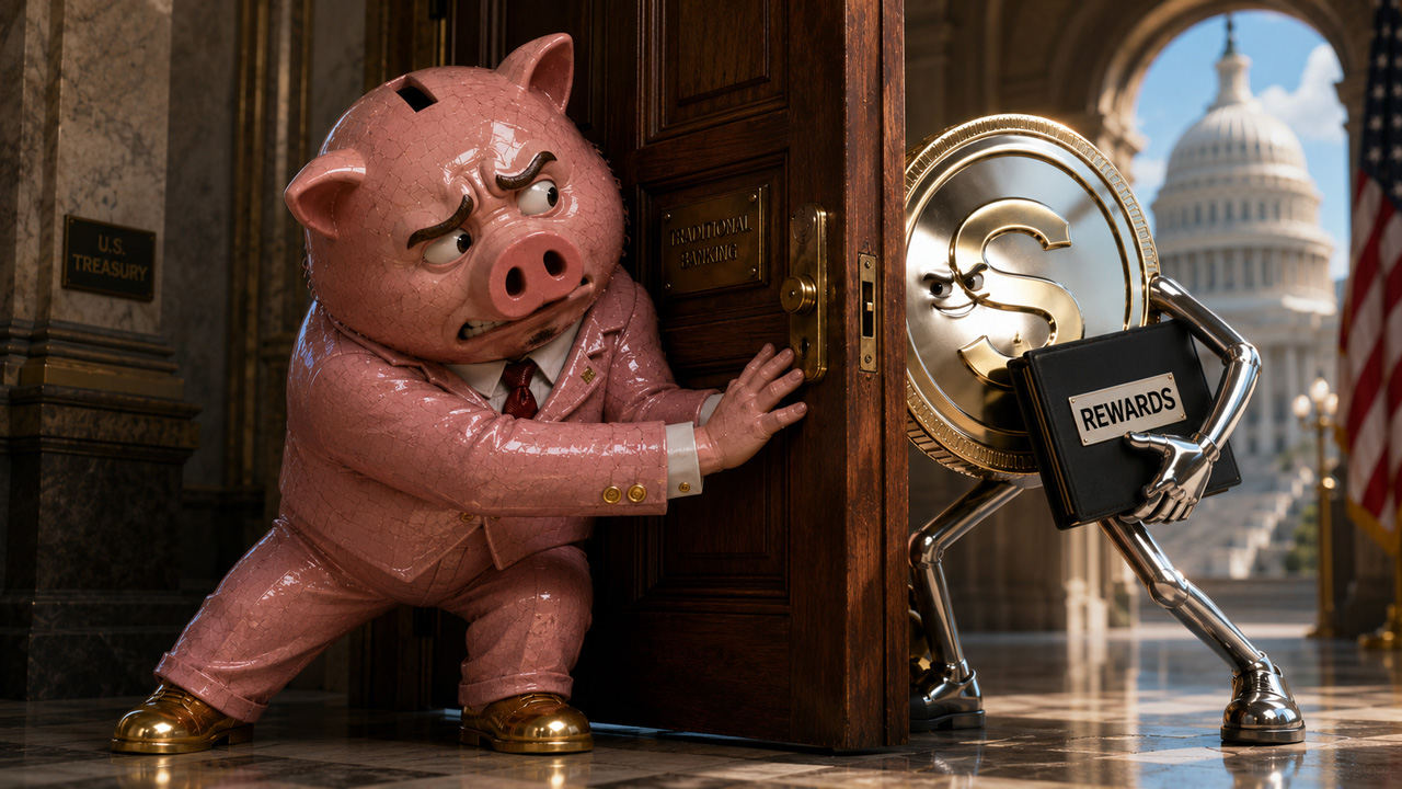 Beyaz Saray, büyük bankaları stablecoin görüşmelerine katılmayı reddetmekle suçluyor; CLARITY Yasası taslağı yaklaşırken!