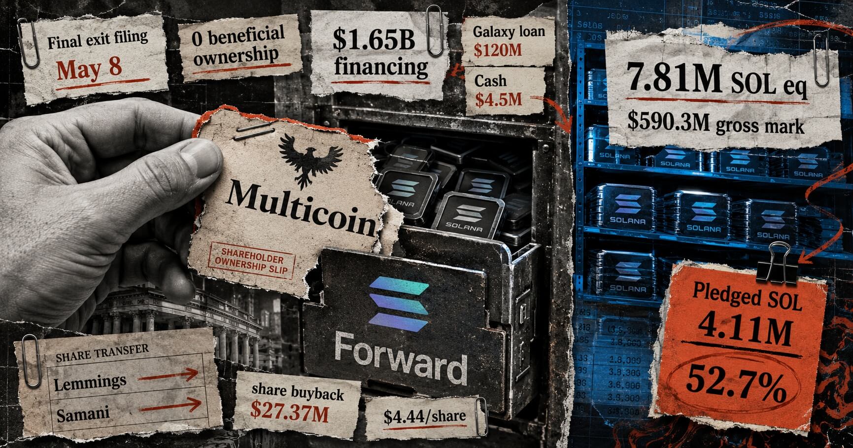 Multicoin exits $1.65B Solana treasury firm