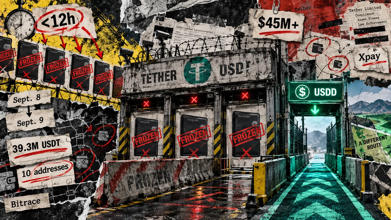Tether 45 Milyon USDT’yi Dondurdu, Xinbi USDD’ye Geçti