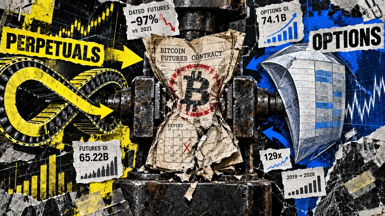 BTC : le volume des contrats à terme datés chute de 97 %