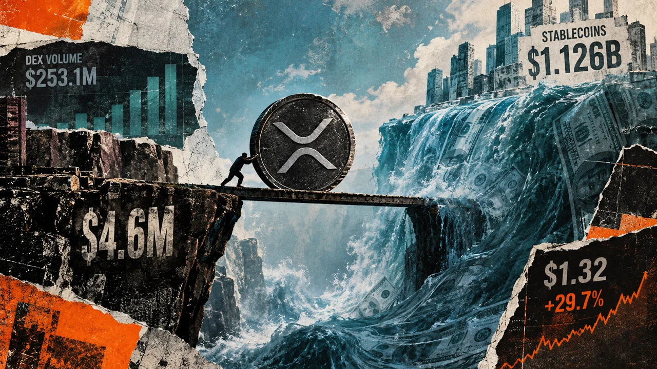 XRP %29,7 toparlandı, XRPL stablecoinleri 1,126 milyar dolara ulaştı