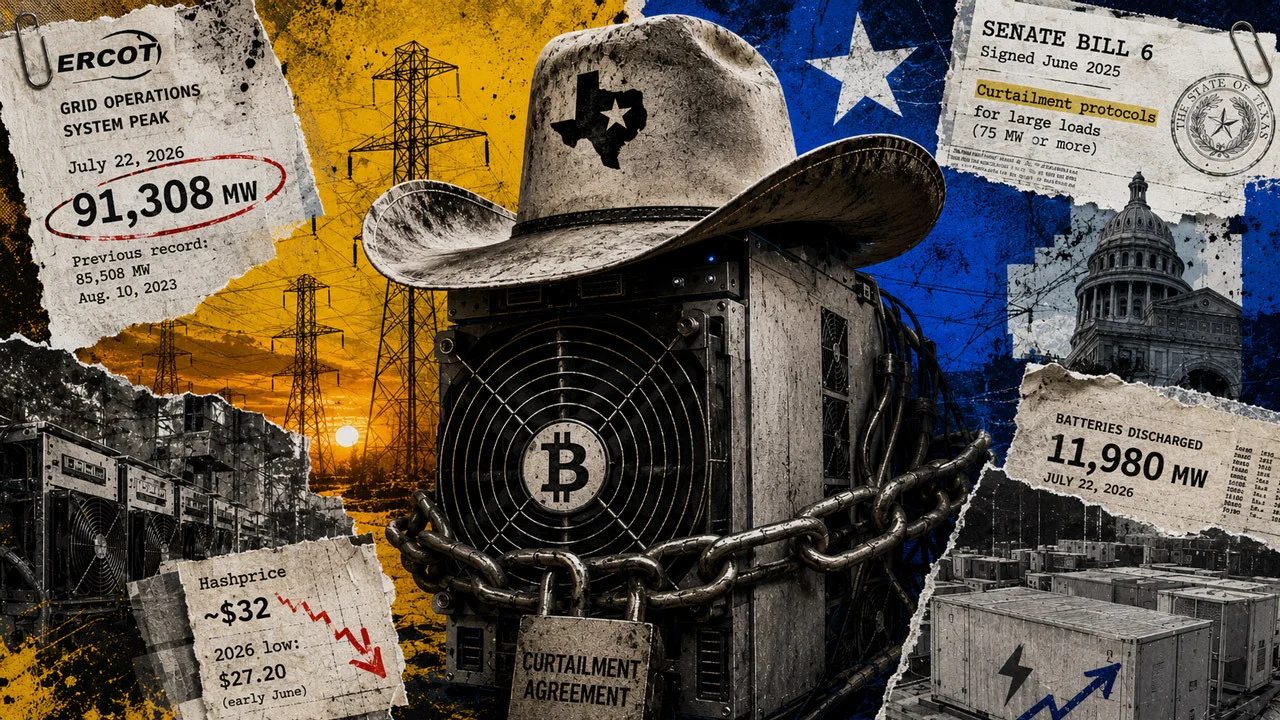 Bitcoin Miners Help Texas Grid Handle Record 91,308 MW Demand