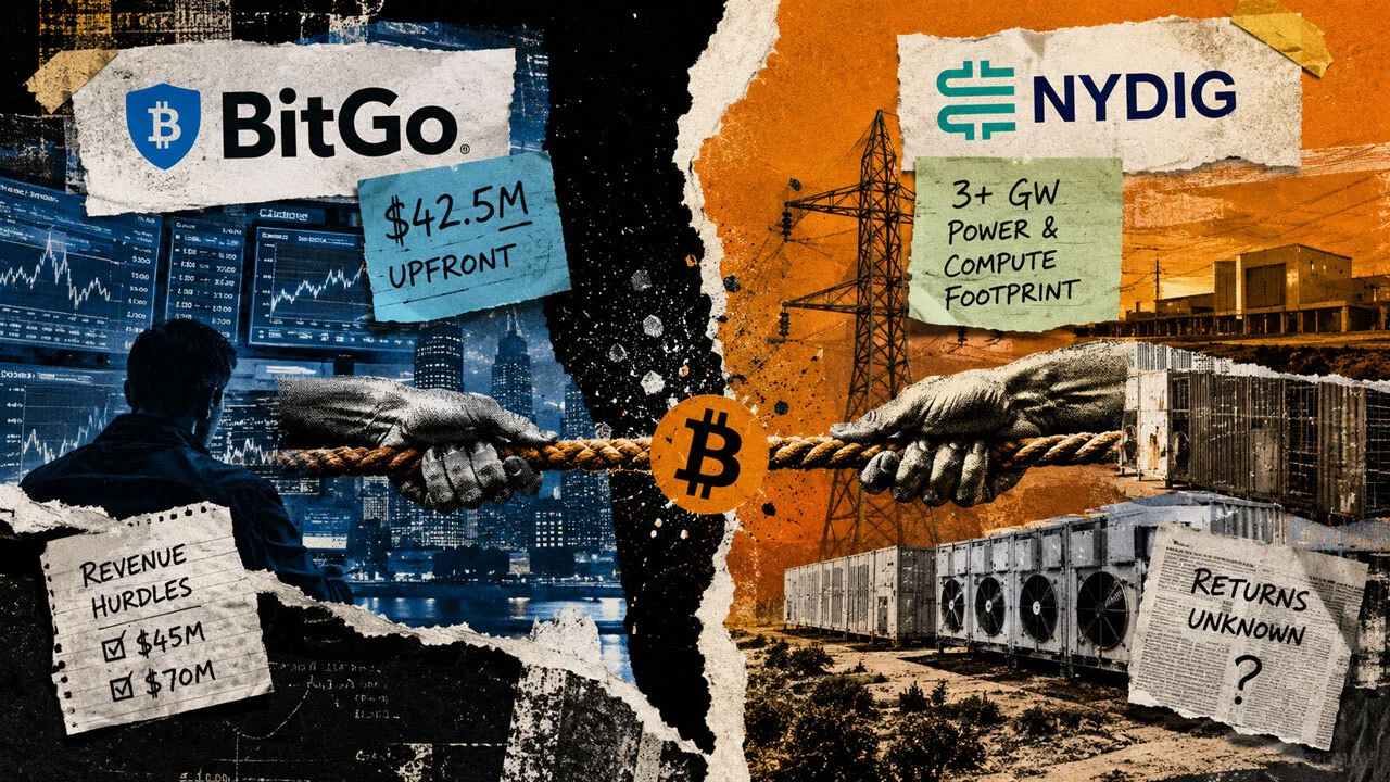 BitGo Buys NYDIG Trading Arm for $42.5M Upfront