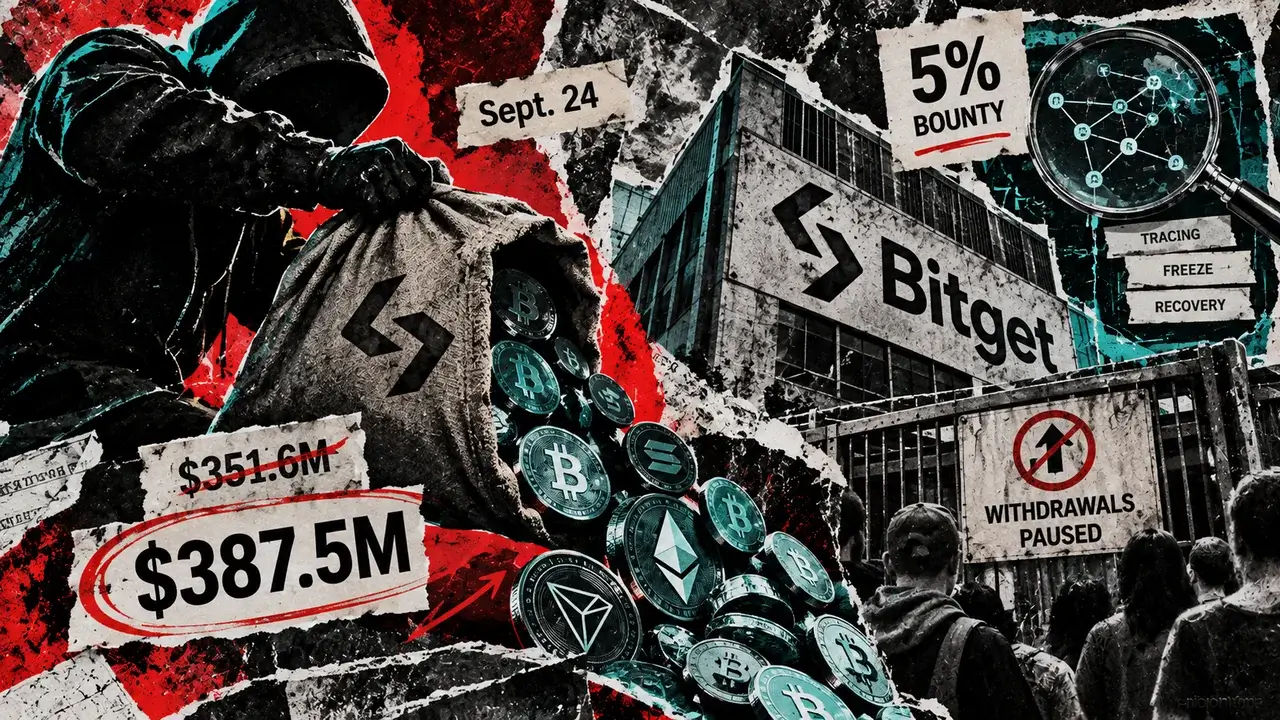 Bitget Raises Breach Loss Estimate to $387.5M, Offers Bounty