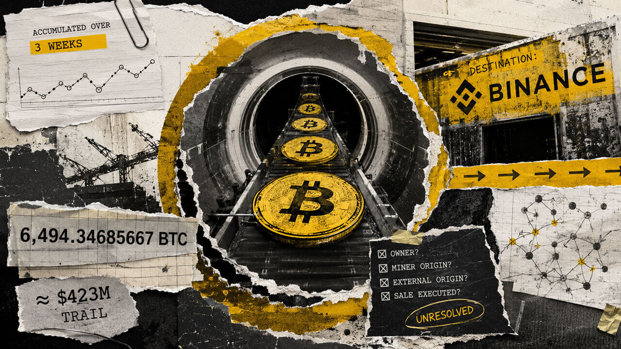 Binance Receives 6,494 BTC in Internal Wallet Transfer
