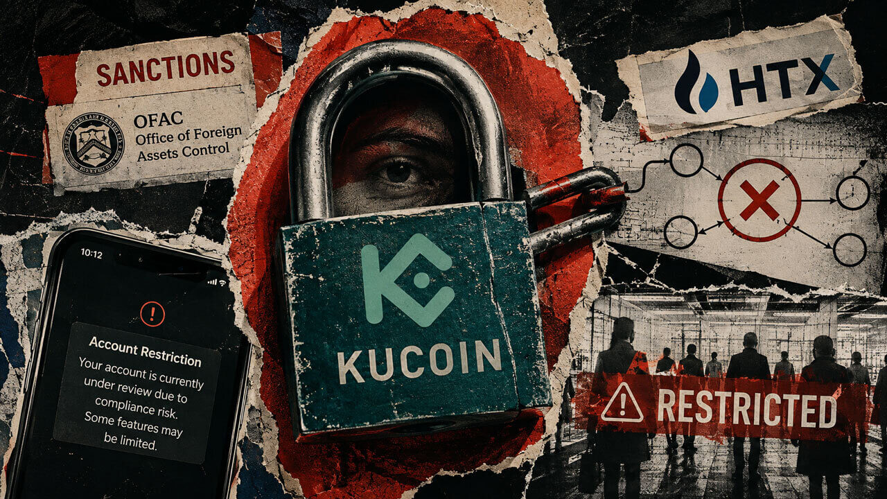 KuCoin bloquea fondos ligados a 17 plataformas sancionadas