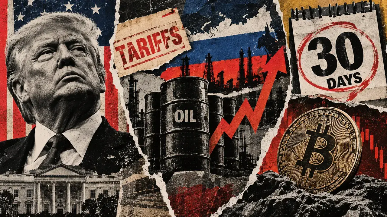 Bitcoin Alert: Trump Russia Tariff Law Sets Oct. 18 Deadline