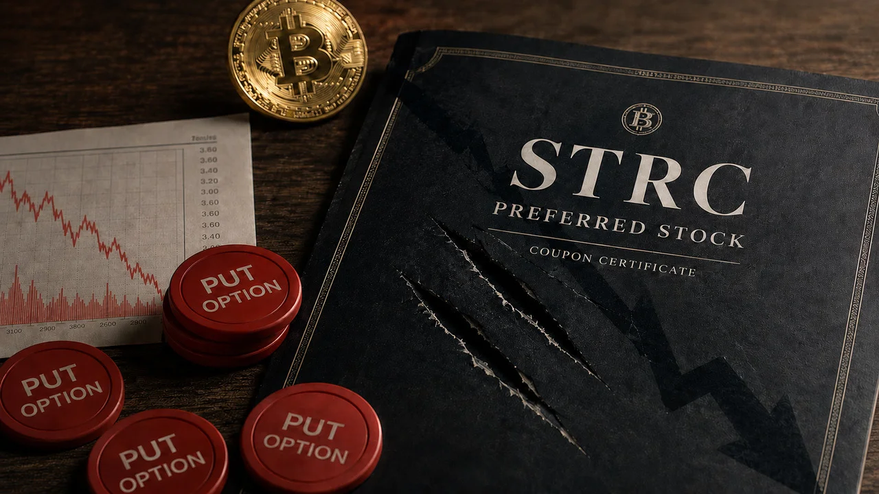STRC Slides to Record Low as Bearish Options Bets Pile Up