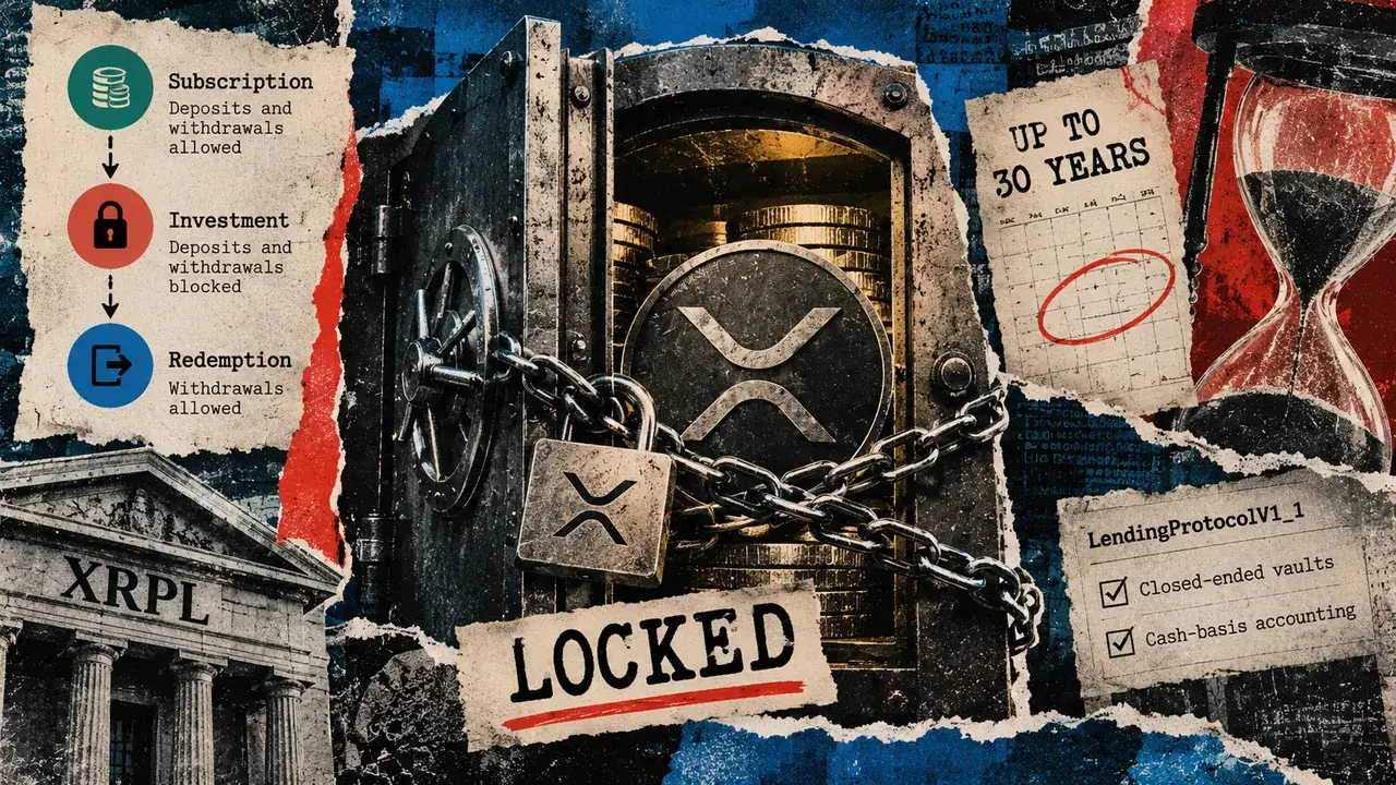 XRP Ledger Release Sets Up Fixed-Term Vault Lockups