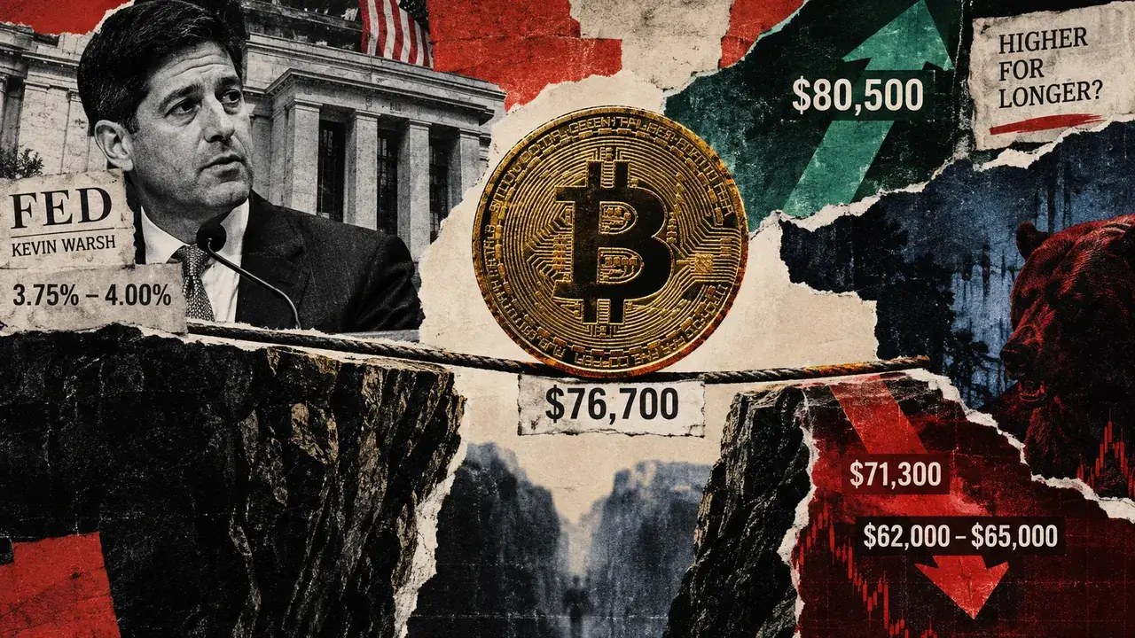 Bitcoin holds $76K as Fed lifts 25 bps, dot plot flags more hikes