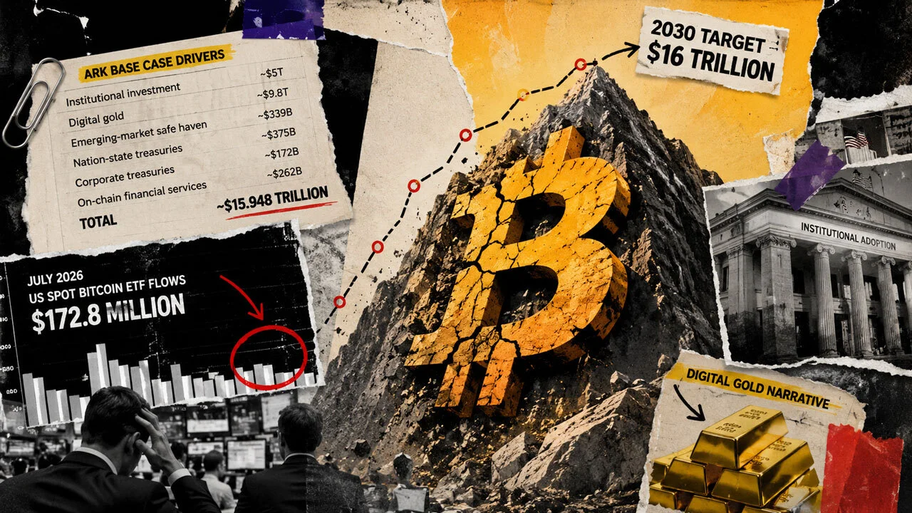 Bitcoin ETF Demand Slows, Threatening Wall Street’s $16T Target