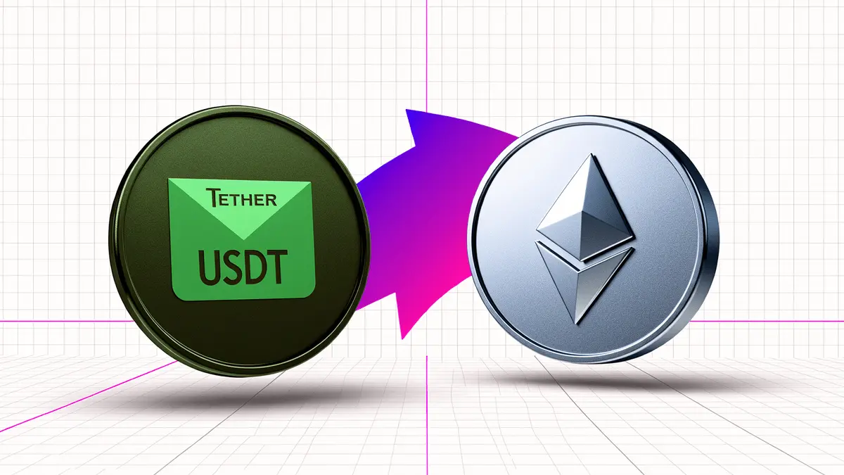 USDT briefly flips ETH in market cap at $187B!