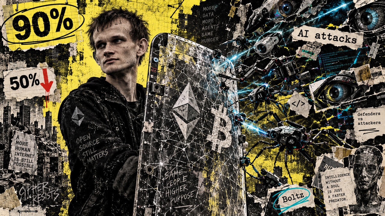 Vitalik Wagers 90% of His Net Worth on AI Not Breaking Crypto
