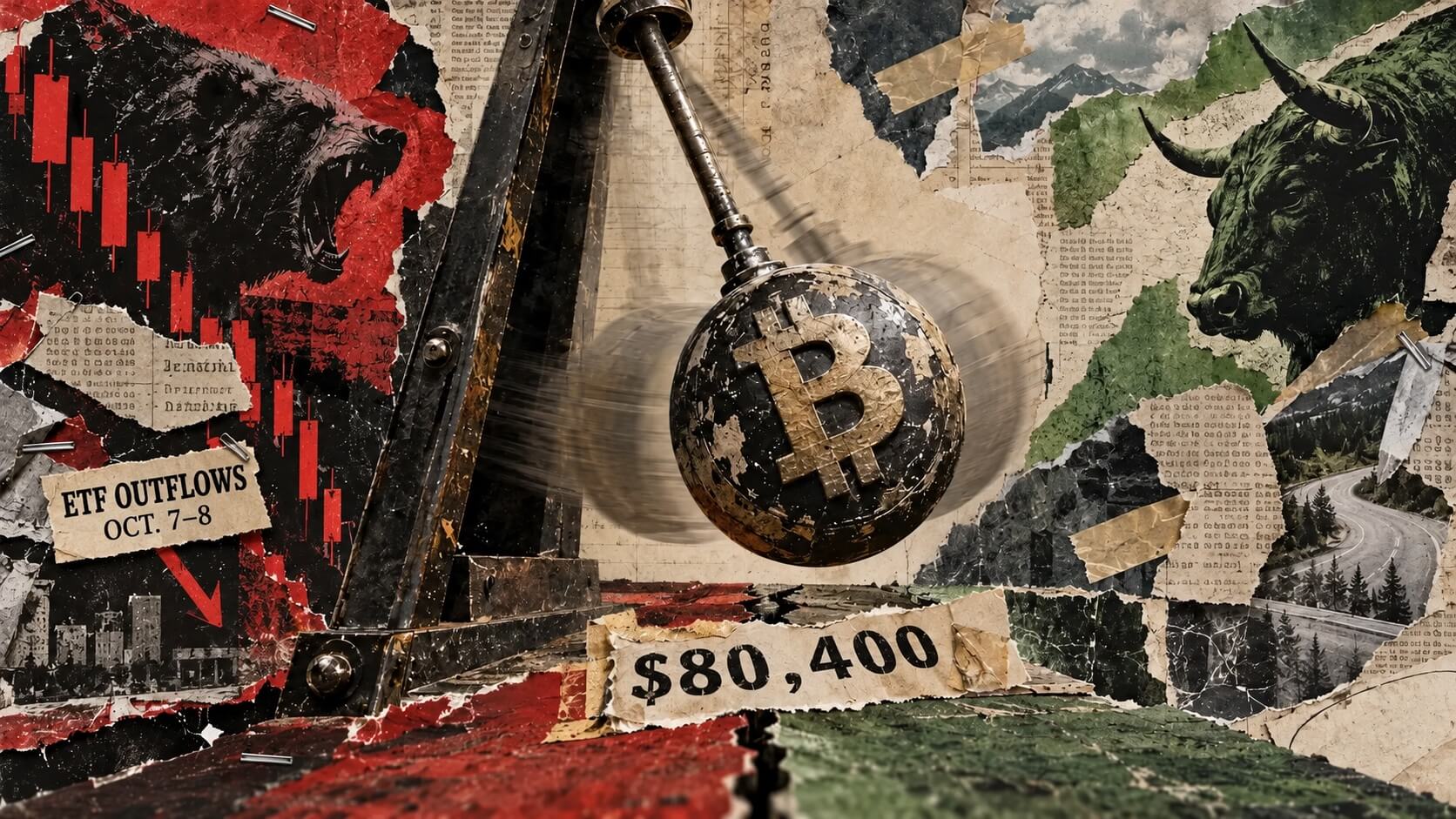 Bitcoin faces $80,400 test after $730M ETF outflow!