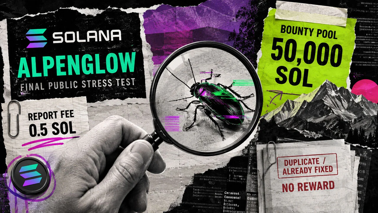 Solana Charges 0.5 SOL to Report Alpenglow Flaws
