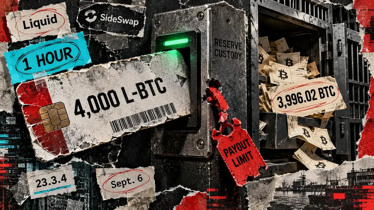 Liquid, önbellek hatasıyla 320 milyon dolarlık BTC kaybetti