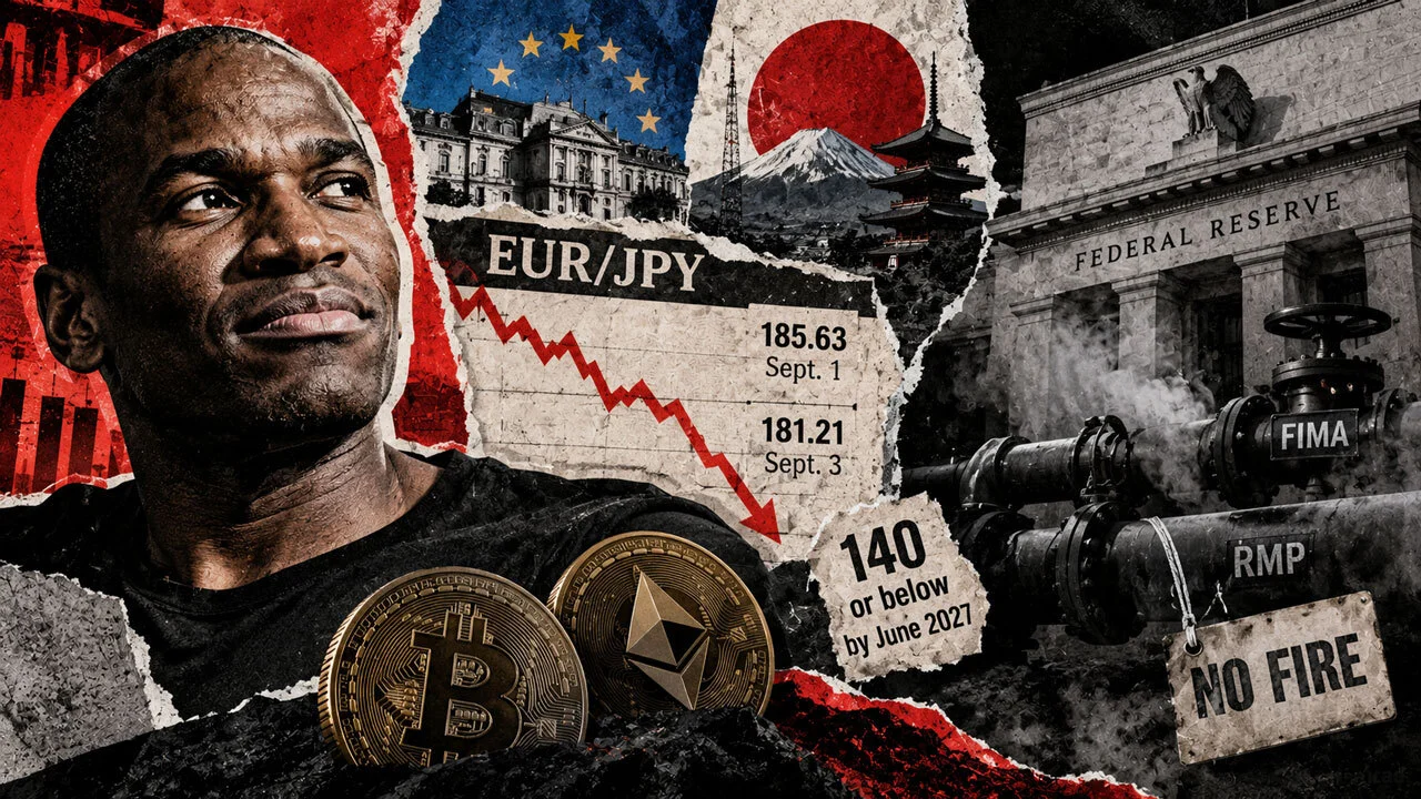 EUR/JPY: Arthur Hayes Links 140 Break to Liquidity Surge