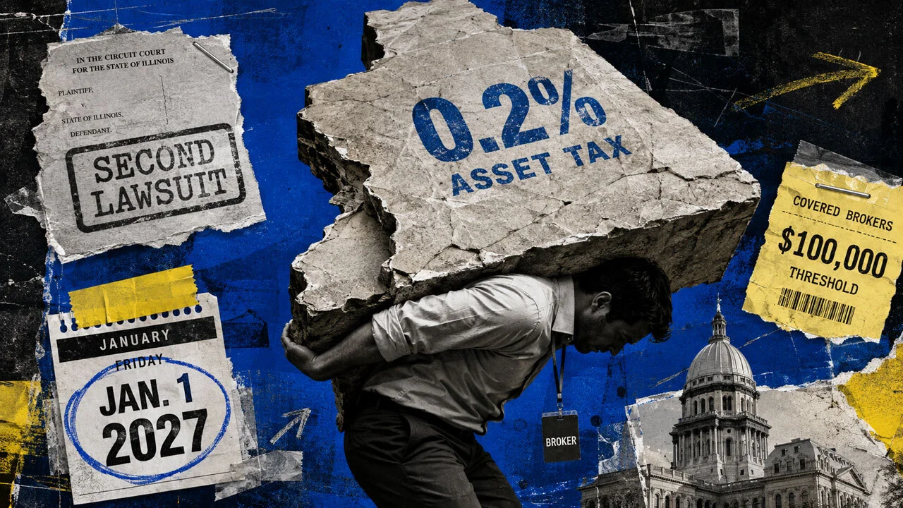 Illinois %0.2 Kripto Vergisi İkinci Sektör Davasıyla Karşılaşıyor