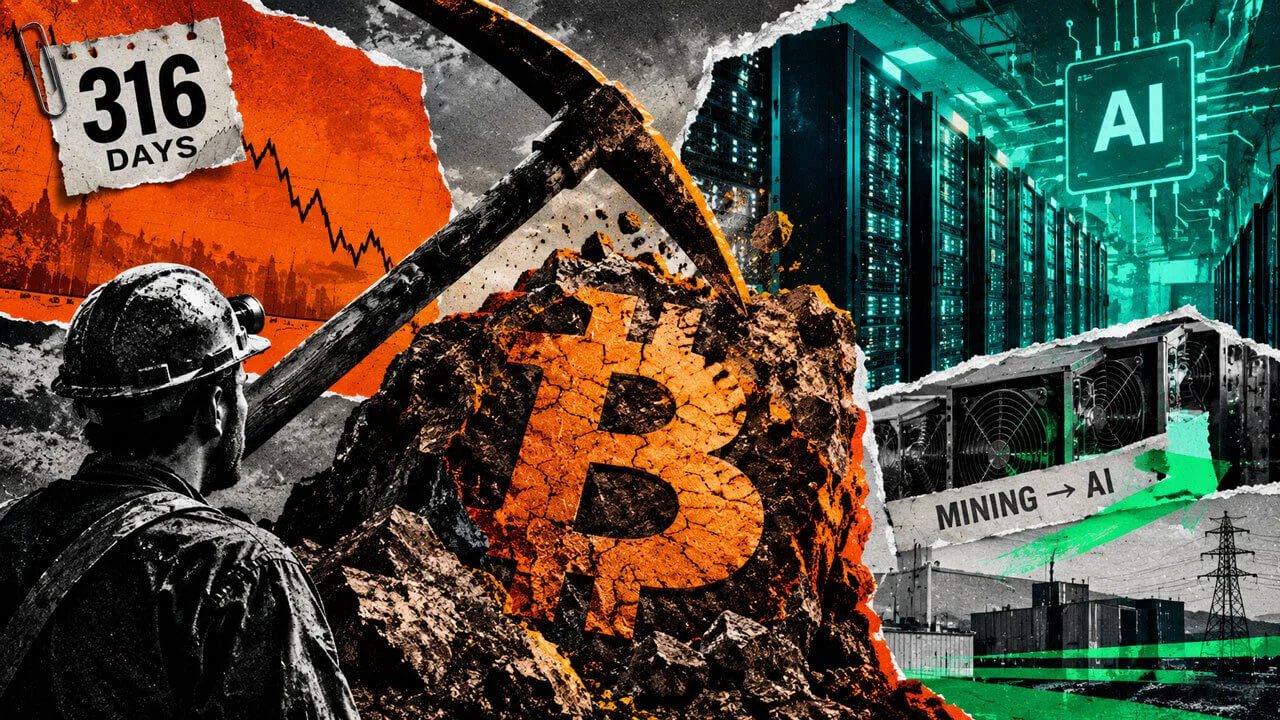 Bitcoin Hashrate’i 316 Gündür Rekorun Altında, AI Madencileri Çekiyor