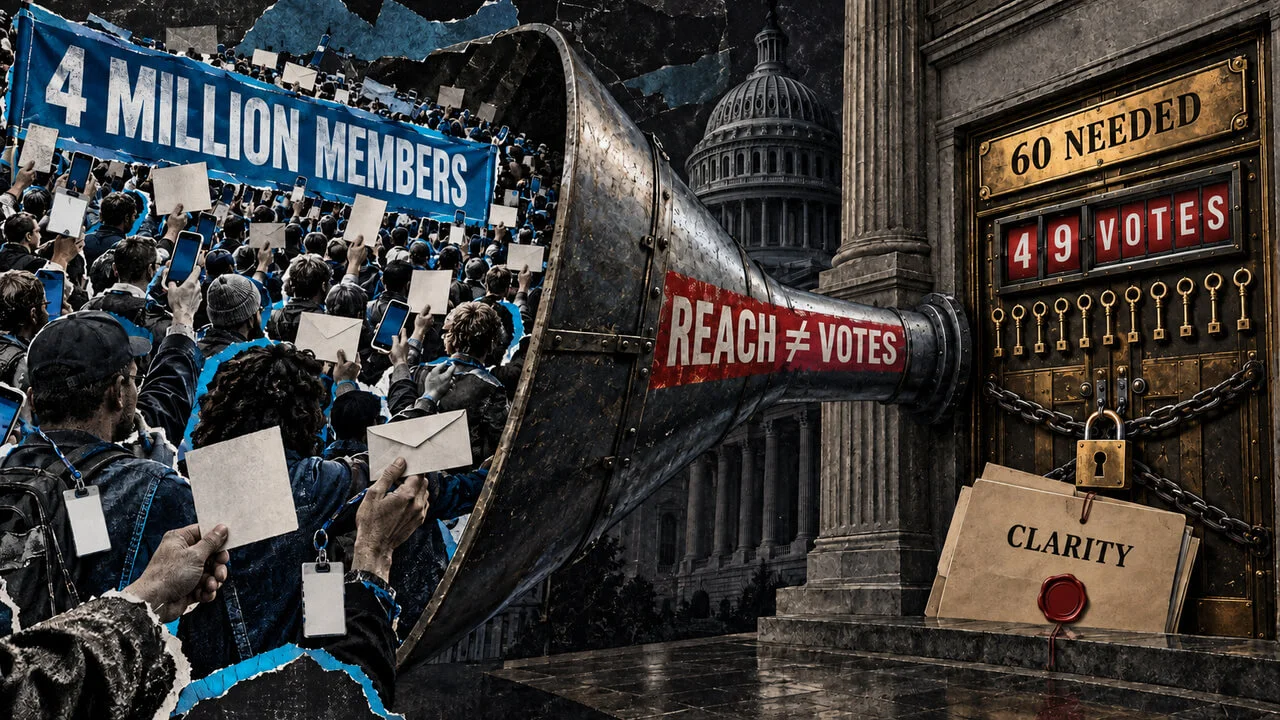 CLARITY Act Stalls in Senate Despite 4M Crypto Advocates