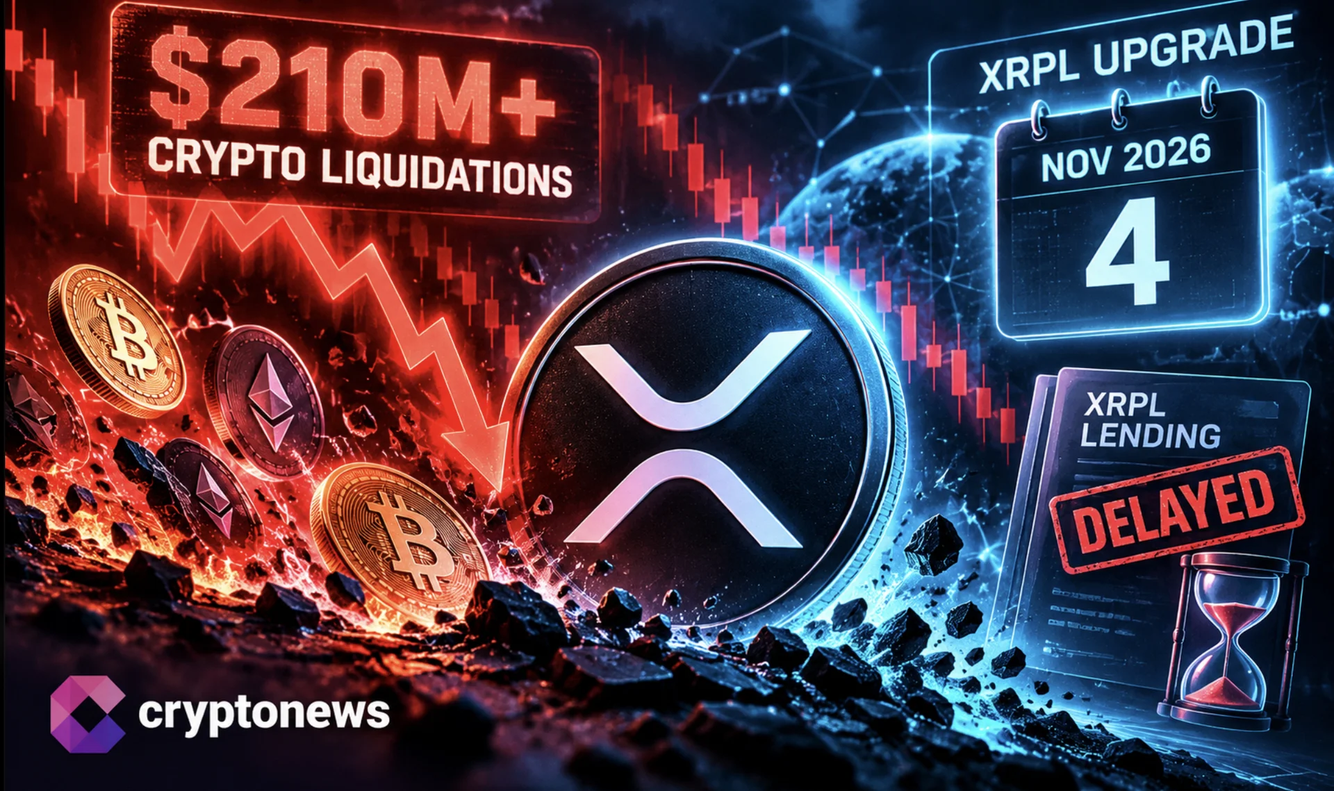 XRP drops as XRPL fixCleanup upgrade delayed to November!